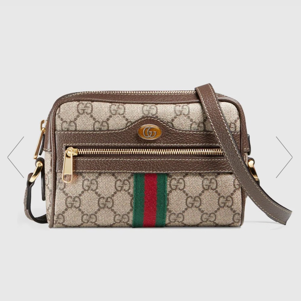 Gucci OPHIDIA GG SUPREME MINI BAG